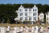 Usedom Hotel �Germania� in Seebad Bansin B�derarchitektur & Strandk�rbe am Meer