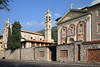 Castelletto Architektur Kirche neben Wandportal Skulpturen Fresken von Seniorenheim