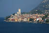 Malcesine Bilder Gardasee Urlaub Reise Landschaft Fotos Wasserufer Stadt Burg Panorama