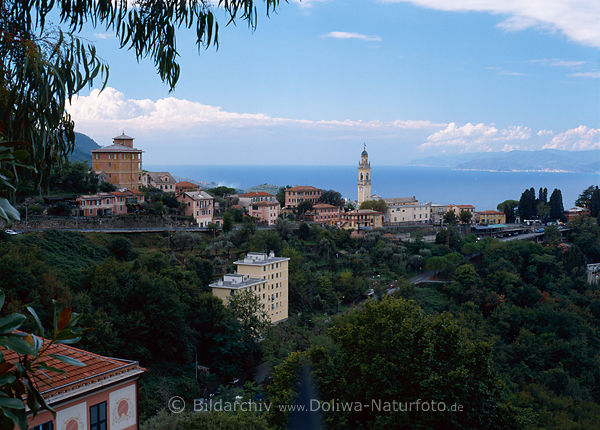 Ligurien Riviera di Levante Bucht bei Rappallo, Chiavari & Santa Margherita Ligure