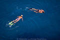 Schnorcheln+schwimmen im Azurwasser Paar im Meer Foto Ligurien Riviera Urlaub bei Spotorno