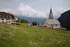 1101297_ Pufels Dorfkirche Bild in Blumenwiese Sdtirol-Bergurlaub in Hochlage ber St. Ulrich im Grdnertal