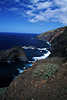 Meerküste Garafia Foto Atlantik Hochufer Felsen in Wasser Brandung Insel La Palma