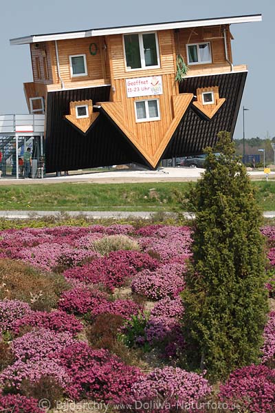 Das verrckte Haus steht Kopf ber Heide in Bispingen