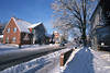 Bispingen Schnee Winterzauber Hauptstraße-Winterbild