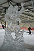 610006_ Skulptur aus Kunsteis Foto, Kunstwerk aus Eis, Eiskunstwerk auf Nebenpiste, Kurzpiste fr Kinder & Skinachwuchs