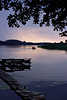 Masuren Seenlandschaft Abend-Lichtstimmung am Wasser Steg Pontonboot Dämmerung Romantik Mazury krajobraz