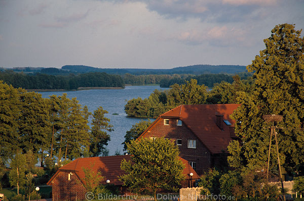 Pension Teresa am Buwelnosee Wasserblick in Masuren Urlaubsort Marcinowa Wola Mazury