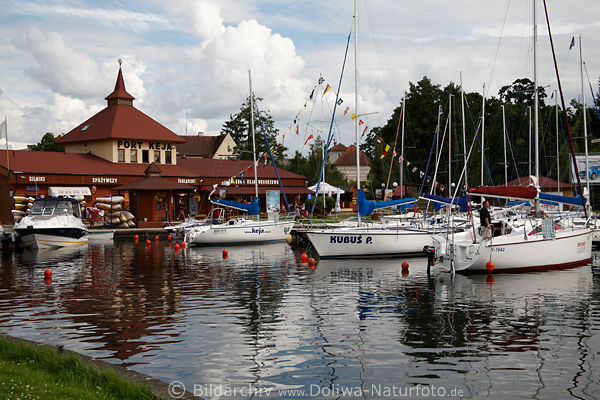 Angerburg Port Keja Seglerhafen an Wegorapa Bild 806703 Wegorzewo Foto