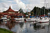 806703_ Port Keja Seglerhafen an Wegorapa in Angerburg (Wegorzewo) Bild, Ostpreussen, Masuren Hafen