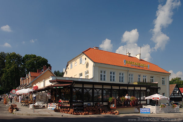 Heiligelinde Restaurant Azurblauer Engel Masurendorf Swieta Lipka Einkehr