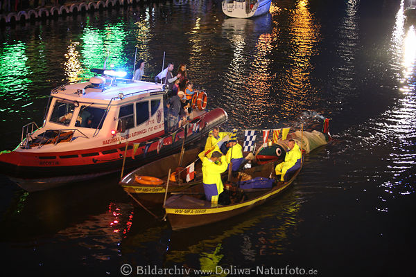 Knig Sielaw Wasserung auf Nikolaiken-See in Masuren Sommerfest Tradition