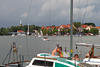 Nikolaiken See Bootstour Wasserblick Masuren Foto 55855 Seenlandschaft Uferstadt Polenreise