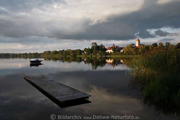 Ssse Suleyken von Siegfried Lenz - Masurens Naturfoto Romantik Schwentainen See