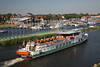 Schifffahrt Port-Gizycko Lötzen Hafen Landschaft Bild am Wasser Masuren Löwentin See