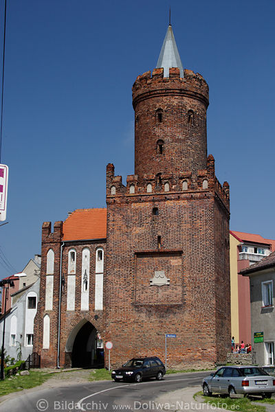 Cammin Bastei historischer Stadtturm Baszta Kamien Pomorski