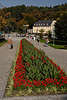 710565_Blumenrabatte in Bad Kudowa Kurpark Foto Spazierallee in Luftkurort an Heuscheuergebirge