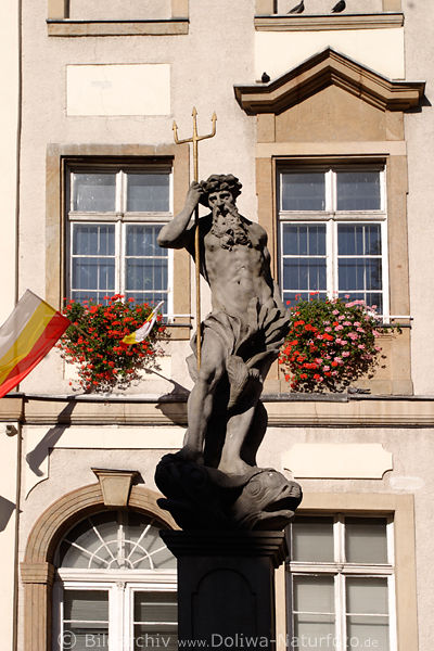 Neptun Meeresgott Denkmal