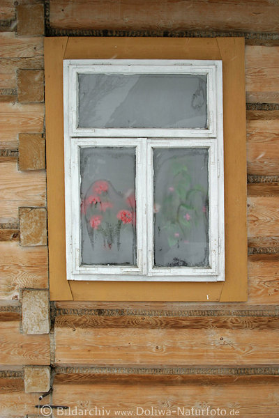 Holzhaus Wandabdichtung um Fenster