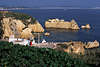Seeterasse mit Meerblick Algarve Badestrand Felsen Wasseridyll Restaurant Mirante Bar