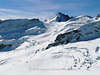 EA-0159_ Berner Alpen grandiose Bergblicke Foto am Aletschgletscher, weisses Winterparadies unter Berggipfeln