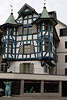 600711_ Blaues Haus & Blaubr Foto in St. Gallen Architektur, Schweizer Kulturstadt Sankt Gallen Reisebild