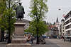 600718_ Vadian Denkmal Foto in Stadtzentrum von St. Gallen Stadt in historischer Altstadt Sankt Gallens