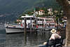 Ascona Seeufer Bild Anlegestelle Schiff Milano Lago Maggiore Promenade Urlaub Paar Bank am Baum