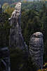 710150_ Sandsteinfelsen Doppelturm foto, Felsentürme in Prachovske skály   bizarren Felsenwelt Foto