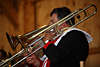 1102552_ Kapelle Musiker spielt Trompete-Klänge in Bild auf Blasinstrument beim Kastelruther Konzert