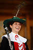 1102585_ Kastelruther hübsches Mädchen, junge Musikerin Foto in Regionalhut herzlich lachen auf Bühne im Porträt