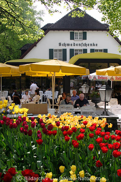 Schwedenschenke Gartenidylle Besucher