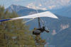 1202517_Drachenpilot Alpenblick Flugbild Hngegleiten neben Baum in Bergen sterreichs ber Oberdrautal