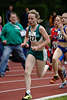 52271_ Mädchen im Lauf Sportfoto, Junioren Läuferinnen auf Laufbahn Kurzstrecke, Sportnachwuchs Laufportrait