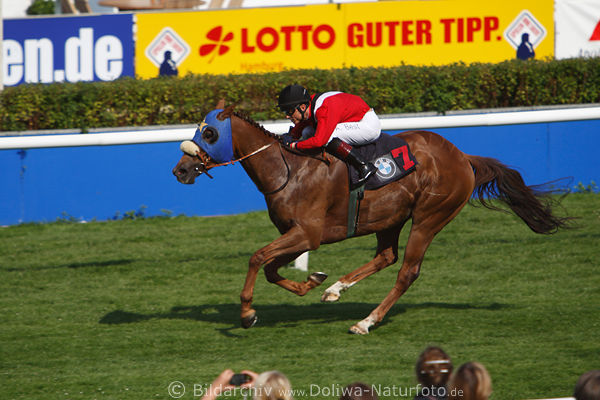 Galopp Finisch-Bild Sieger Nadal (IRE) mit Andre Best Pferderennen Sprint