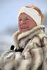 902715_ Seniorin Polofan Foto, ältere Dame in Pelz beim St. Moritz-Polo in Frost