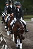 000845_Dressur-Reiterinnen Foto: junge Mdchen zu Pferd, Pony reiten im Heidebltenturnier Bispingen