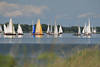 1401192_Classic Week Regatta Bild Yachten in Wasser Landschaft der Schlei segeln