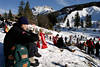 815944_ Biathlonfan Bild am Berghang entlang der Strecke im winterlichen Biathlon-Arena Hochfilzen