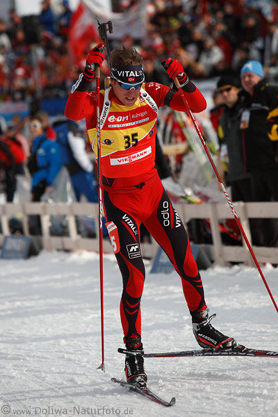 Svendsen auf Loipe Norwege nach 2 Siegen in stersund