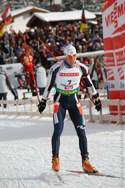Martinelli Christian Italiens Biathlet Skilauf