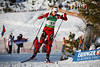 Bonnevie-Svendsen Julie Skifoto Norwegen Biathletin Staffel Schilauf auf Biathlon-Loipe