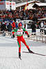 815058_Novikov Sergey Bielarus Biathlet photo, Biathlon World-Cup men-staffel skiing on snow