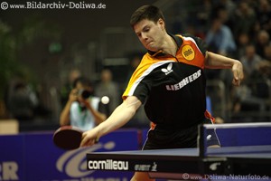 Ovtcharov Dimitrij Foto Tischtennis-Vorhandspiel