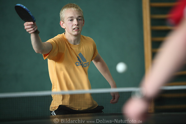 Ottens Rckhandschuss Tischtennis