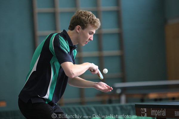 Daniel Griese Tischtennis Jungen-Kreismeister TTSG Leinetal