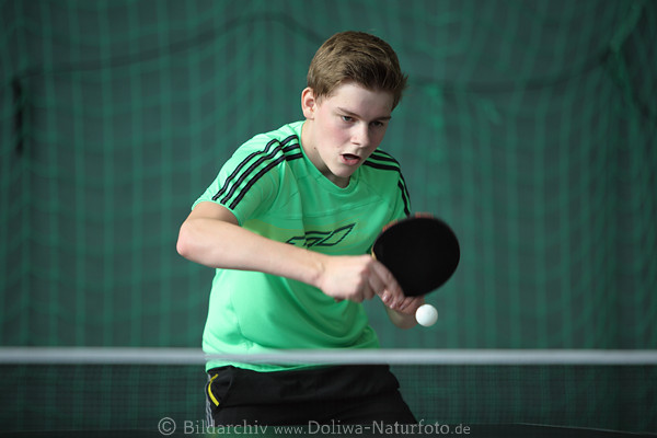 Jonas Matthies, Tischtennis  Schler A Vice-Kreismeister Spieler Vfl Luhetal Aktion Sportbilder