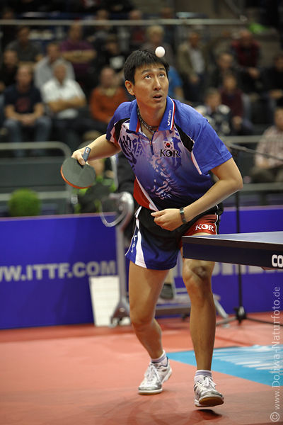 OH Sang Eun Korea Pingpongstar TischtennisSpiel