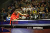 Wang Hao Penholder Ball-Rückschlag China Tischtennis-Legende Aktionbild