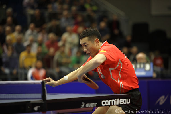 Chinesischer Linkshnder Xu Xin dynamische Ballannahme